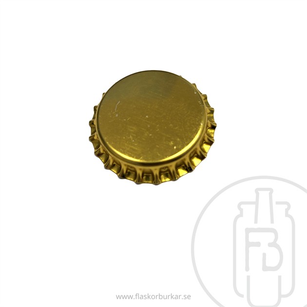 Kapsyl 29mm gold med Bidules